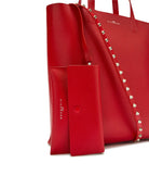 Shopper with Minimal Design and Front Bag Logo