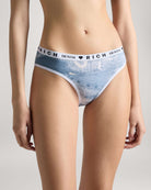 Slip vita bassa donna fantasia denim