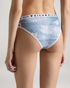 Slip vita bassa donna fantasia denim