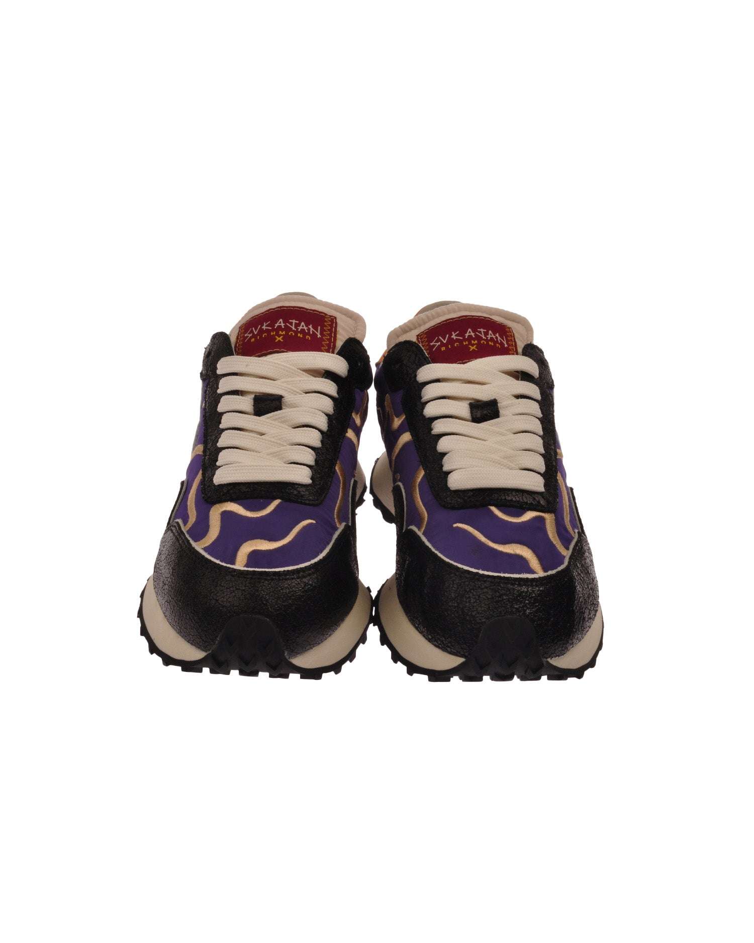 Sneaker con maxi fiore laterale Scarpa