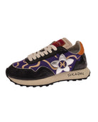 Sneaker with maxi side flower by Scarpa