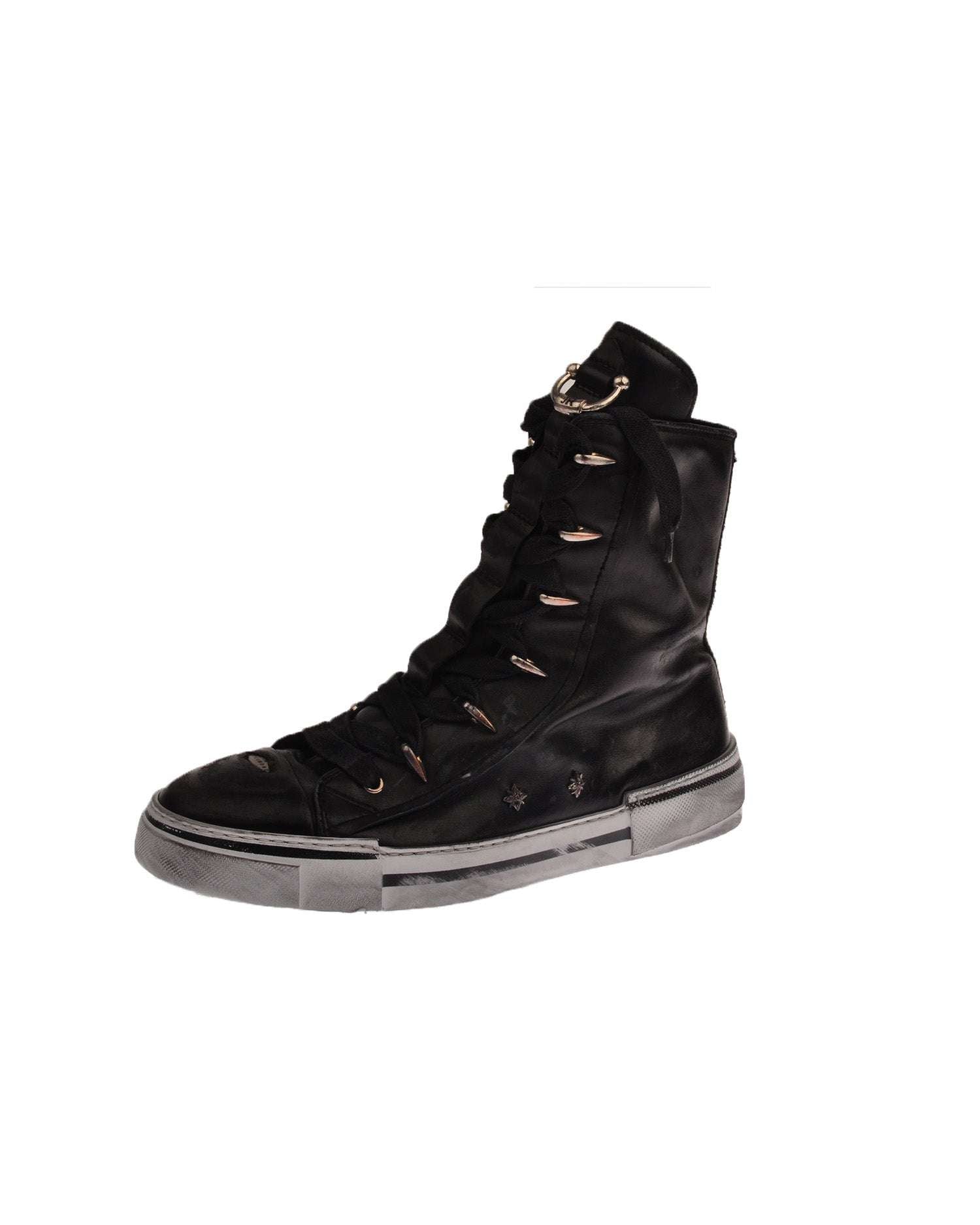 Sneakers alte con dettagli metallici Scarpa