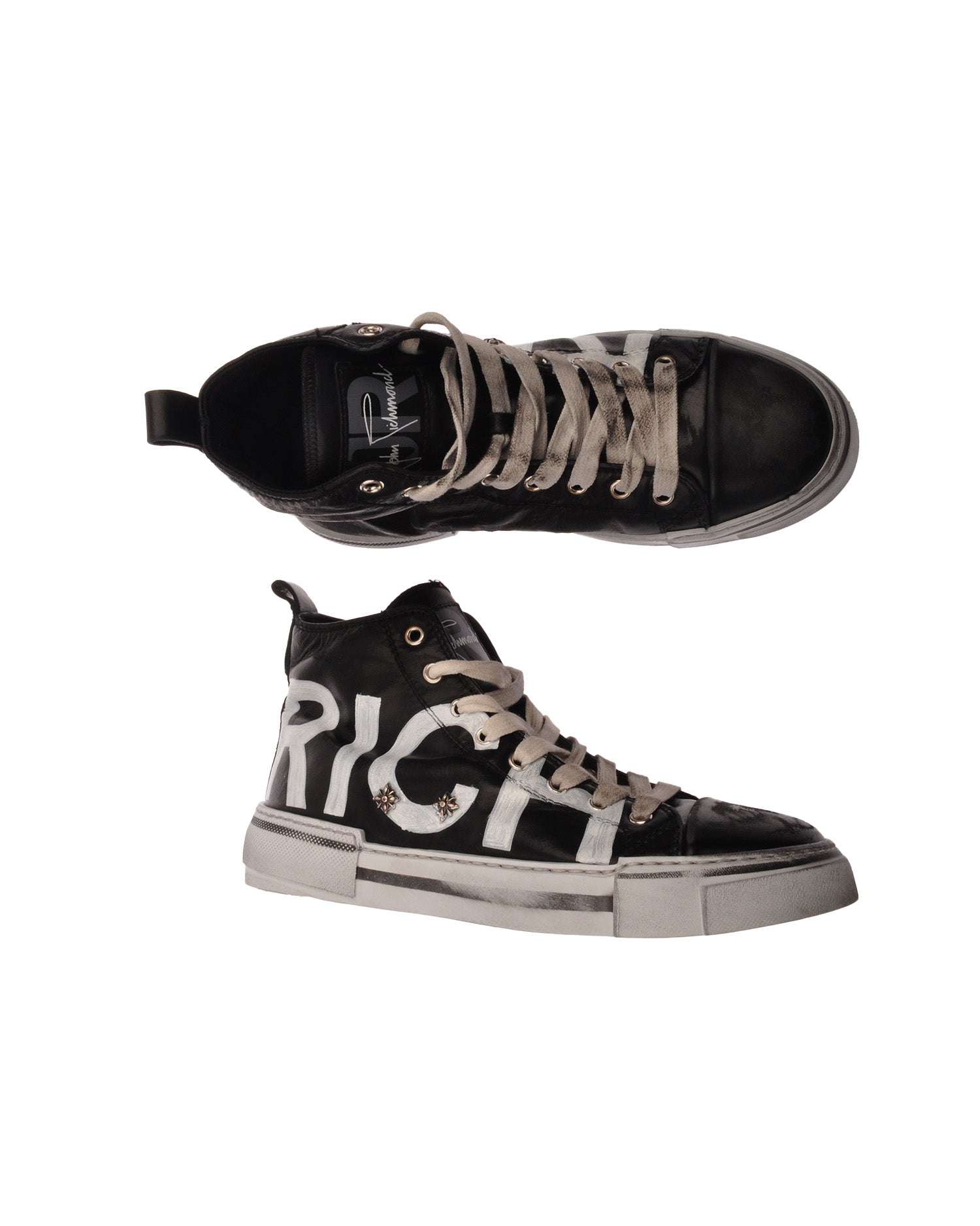 Sneakers alte con maxi lettering e dettagli grintosi Scarpa