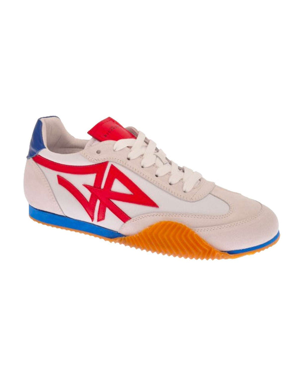 Tricolor sneakers with lateral JR logo