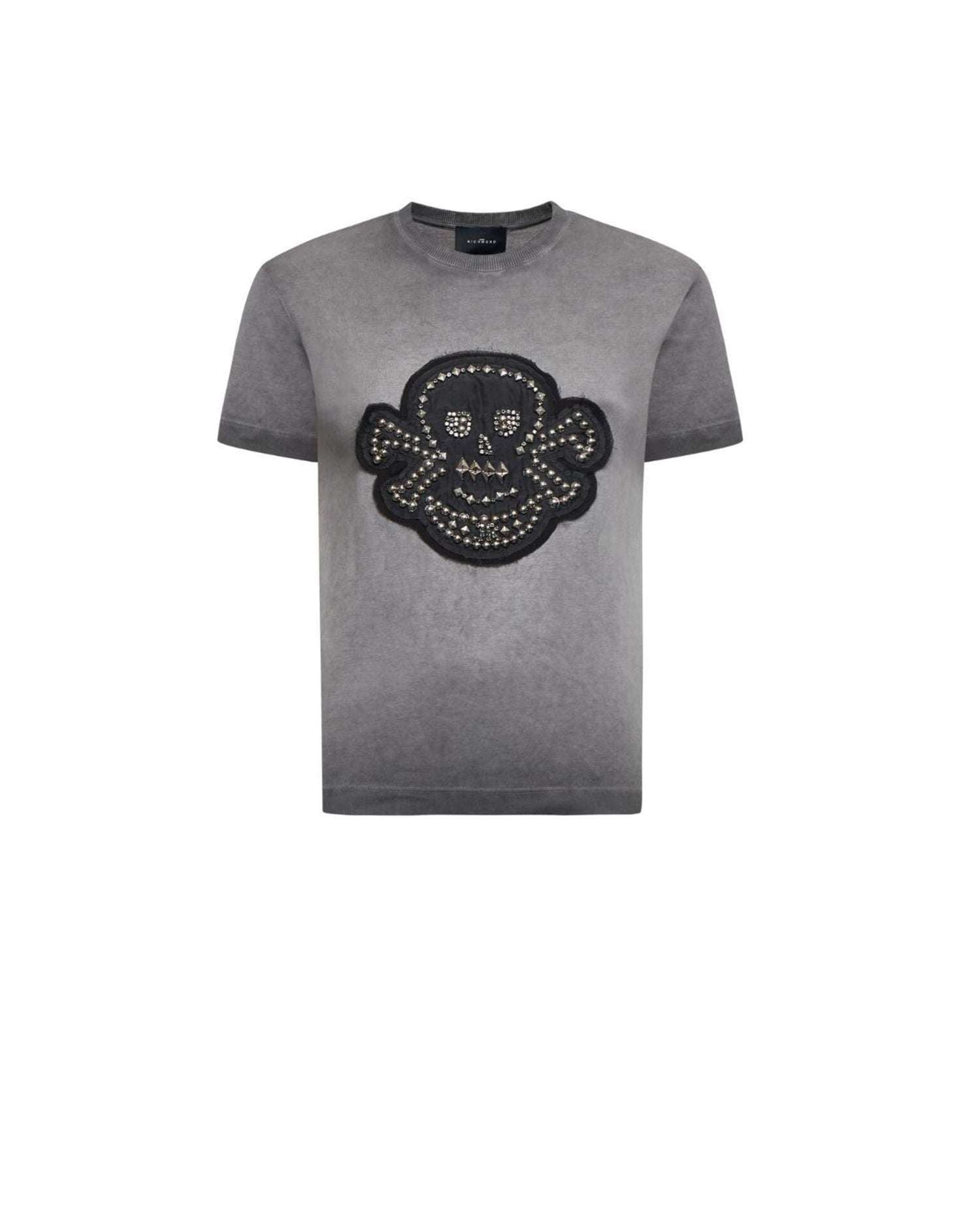 T-shirt con Applicazione Teschio T-Shirt