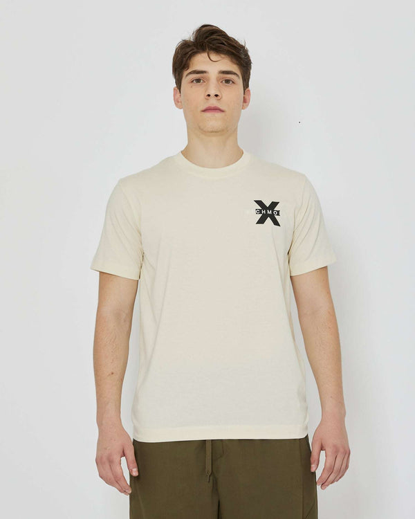 T-shirt with embroidered logo on the front