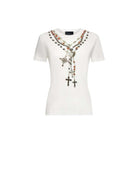 T-shirt con Stampa Gioiello T-Shirt