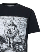 T-shirt con stampa grafica artistica frontale T-Shirt