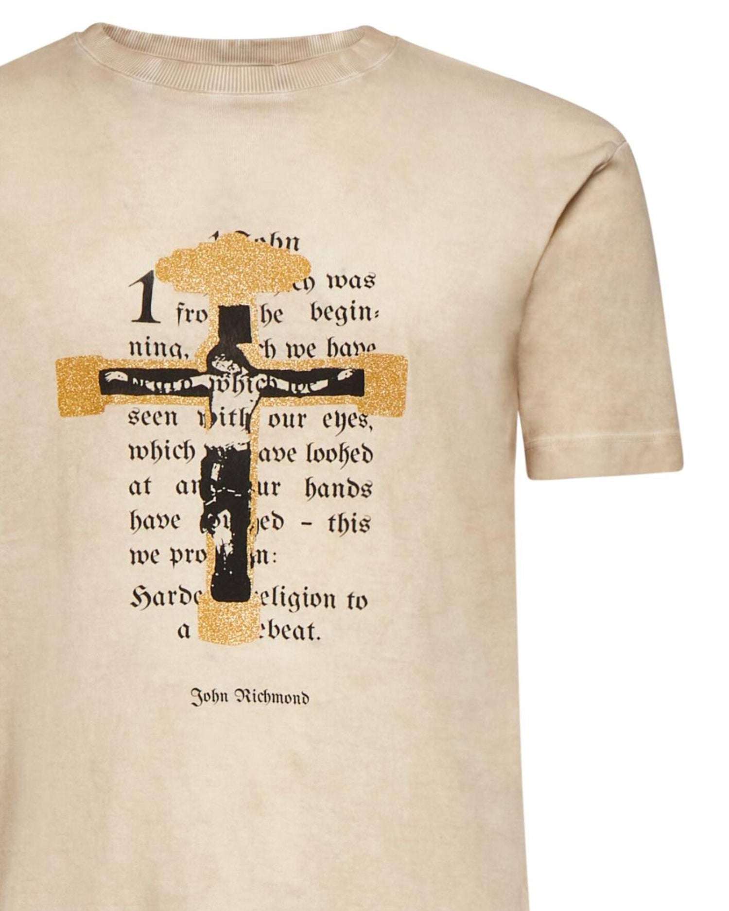 T-shirt con stampa grafica e testo centrale ispirato T-Shirt