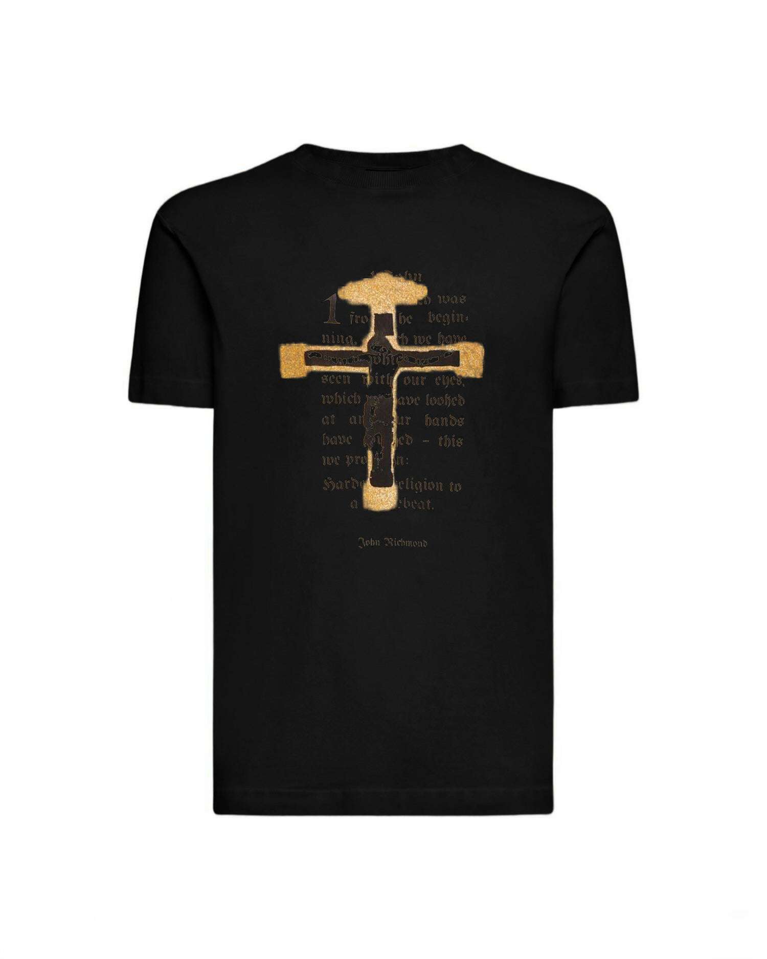 T-shirt con stampa grafica e testo centrale ispirato T-Shirt