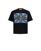 T-shirt con stampa Union Jack sfumata e logo Richmond T-Shirt
