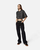 T-shirt cropped con logo all-over Richmond T-shirt
