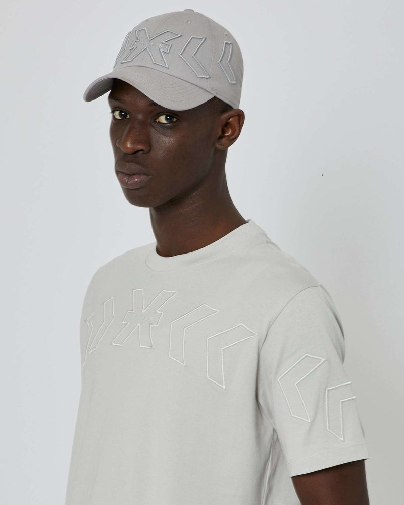 Regular t-shirt with embroidered print on the front 