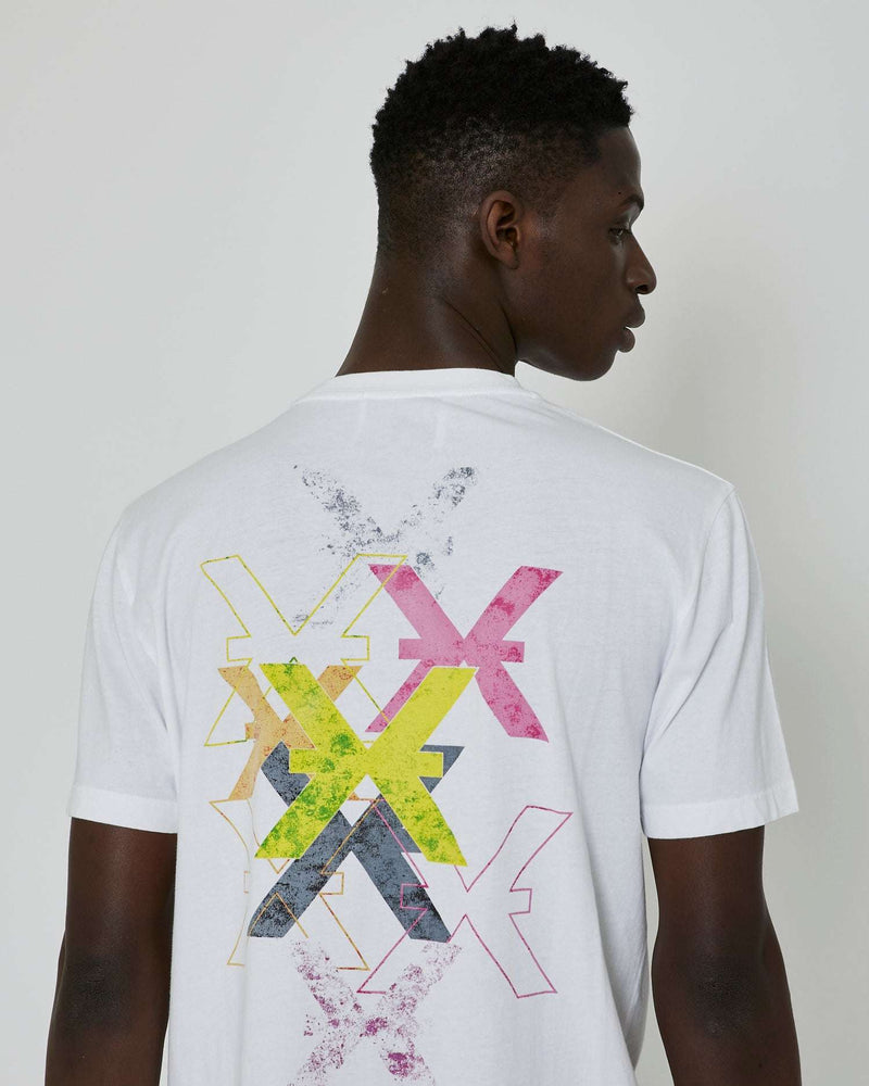 T-shirt with print on the back