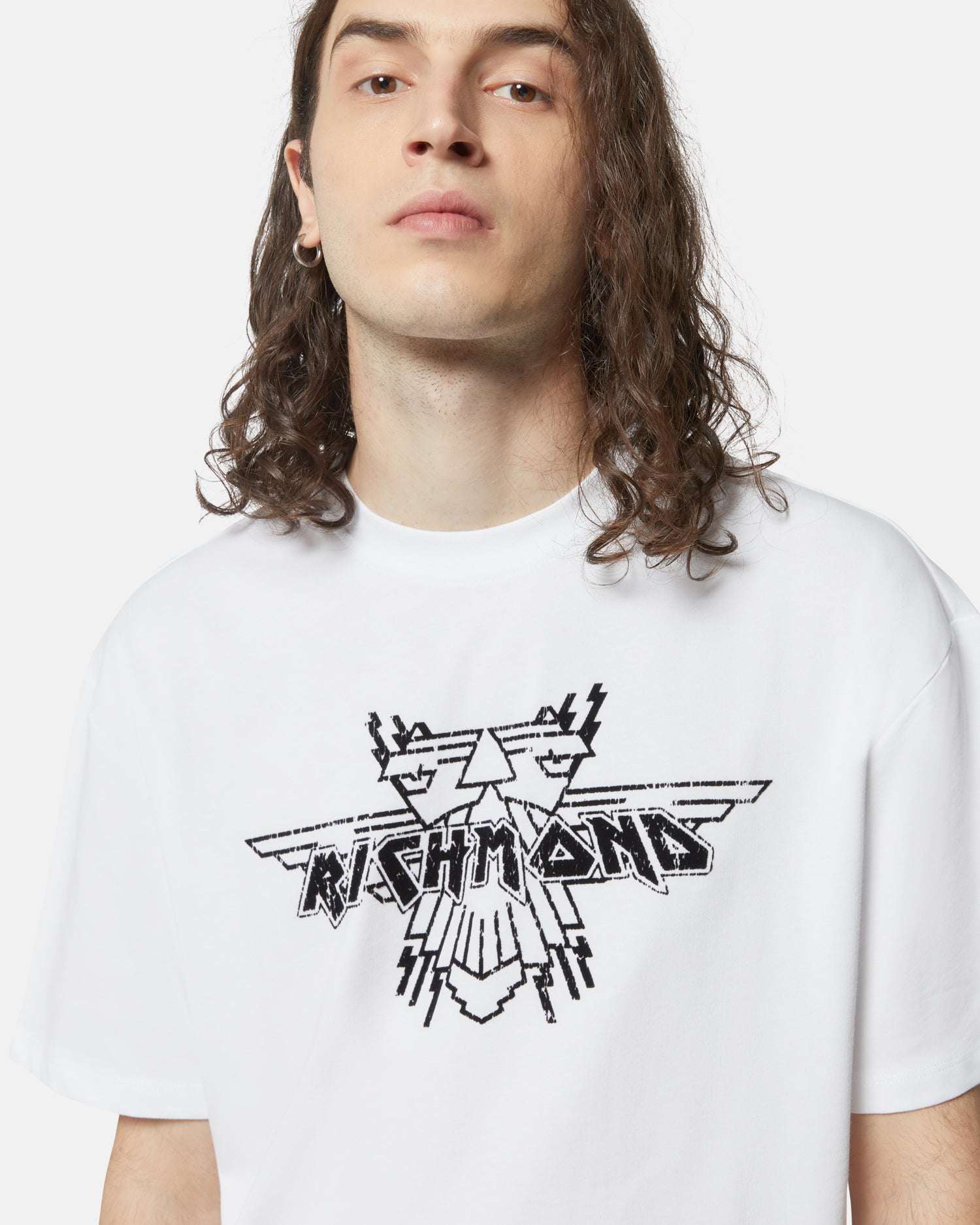 T-shirt uomo con logo stampato T-shirt