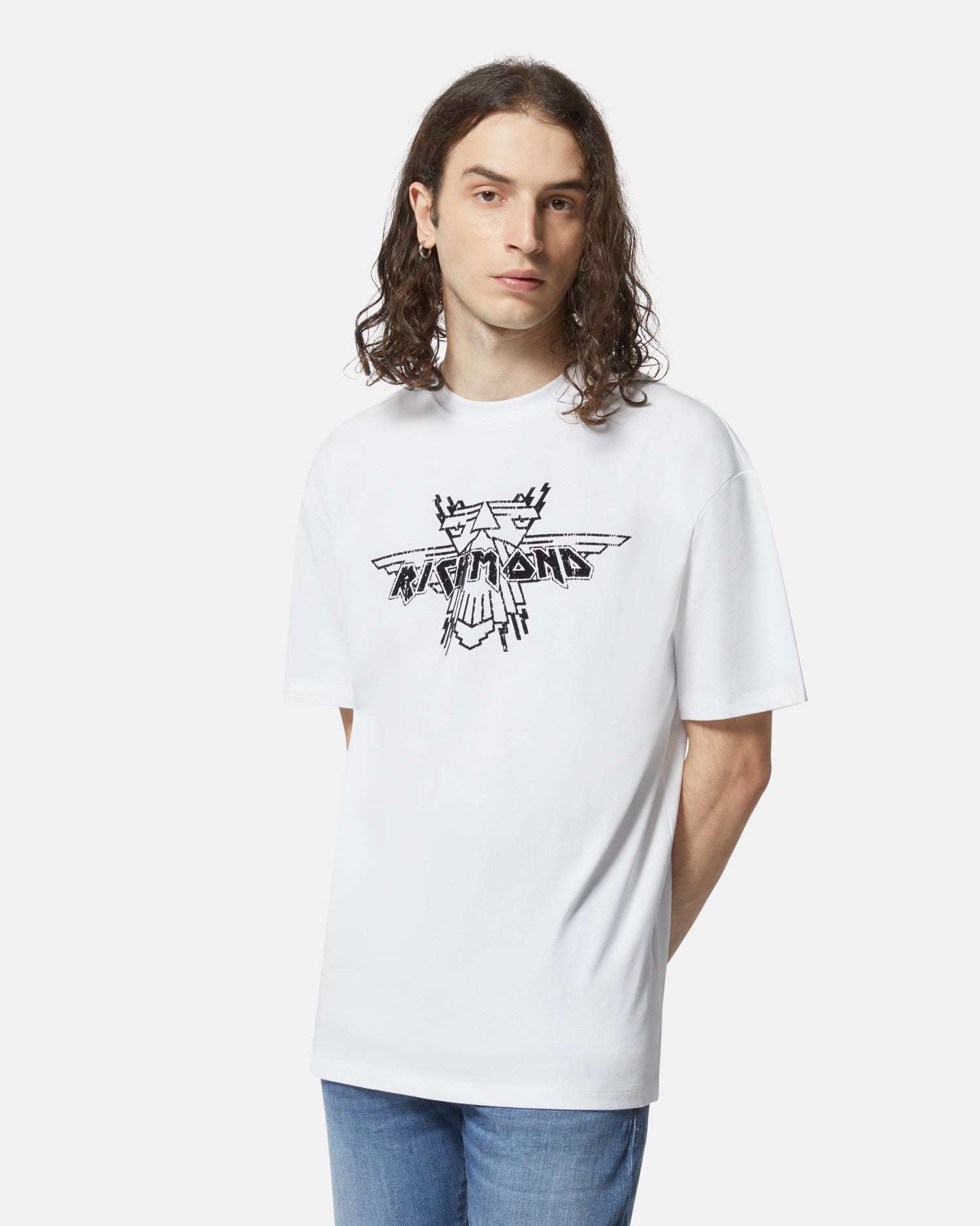 T-shirt uomo con logo stampato T-shirt