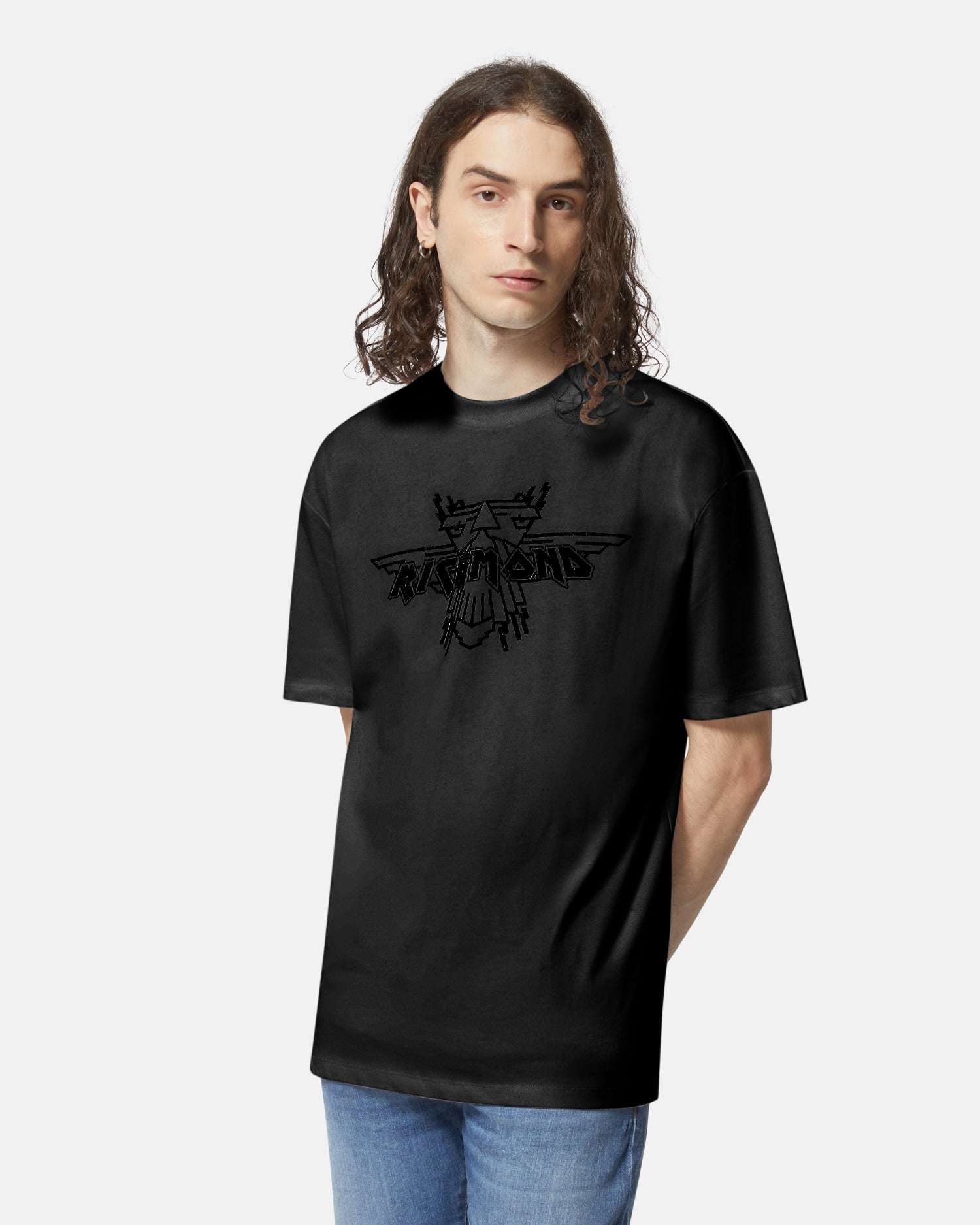 T-shirt uomo con logo stampato T-shirt