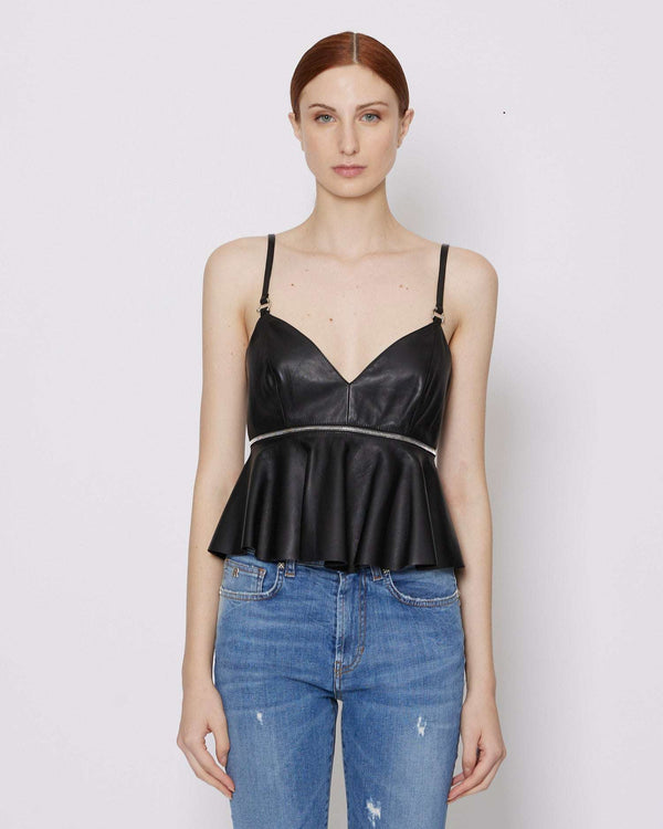 Top with ruffle
