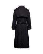 Trench lungo doppiopetto con cintura Capispalla