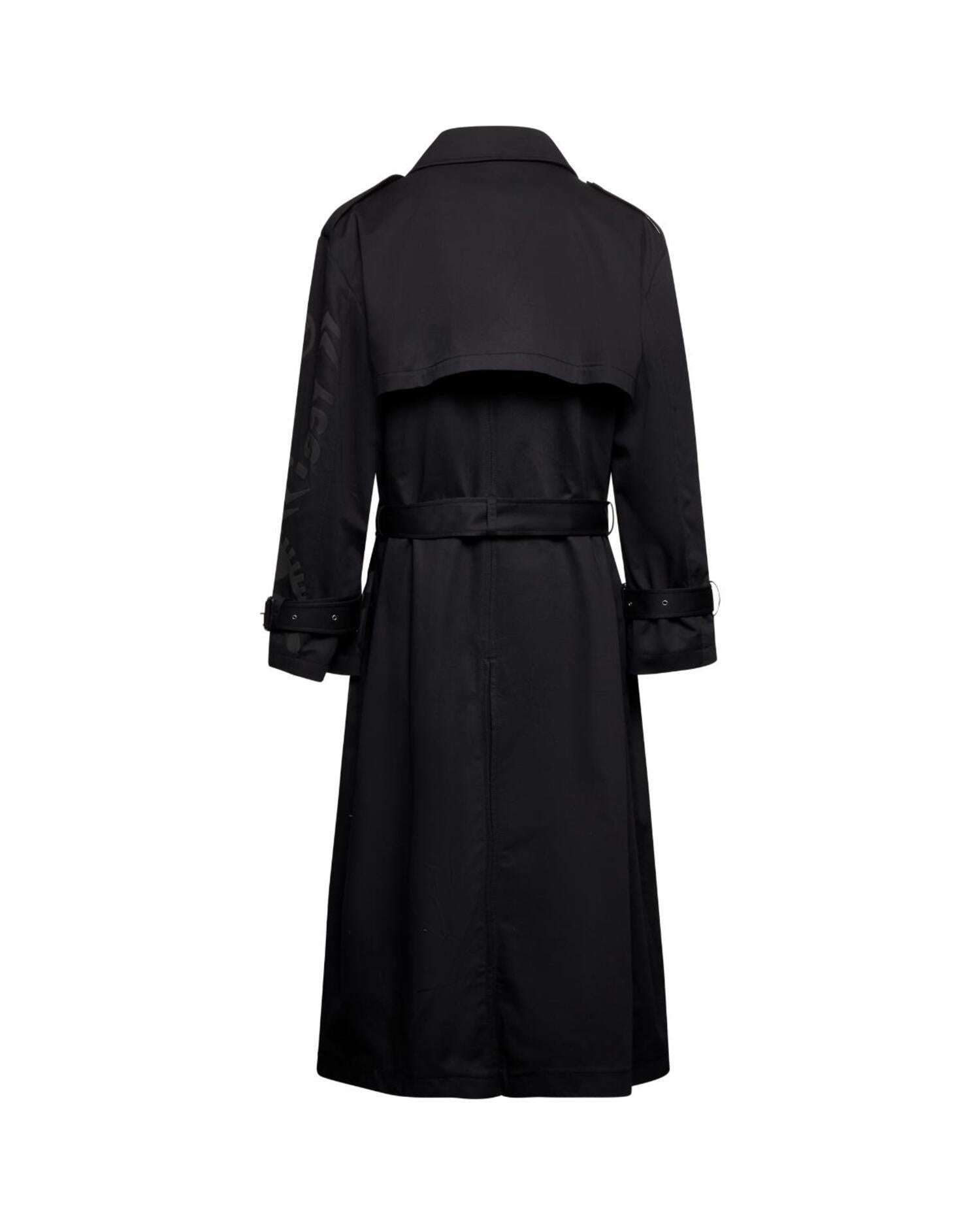 Trench lungo doppiopetto con cintura Capispalla