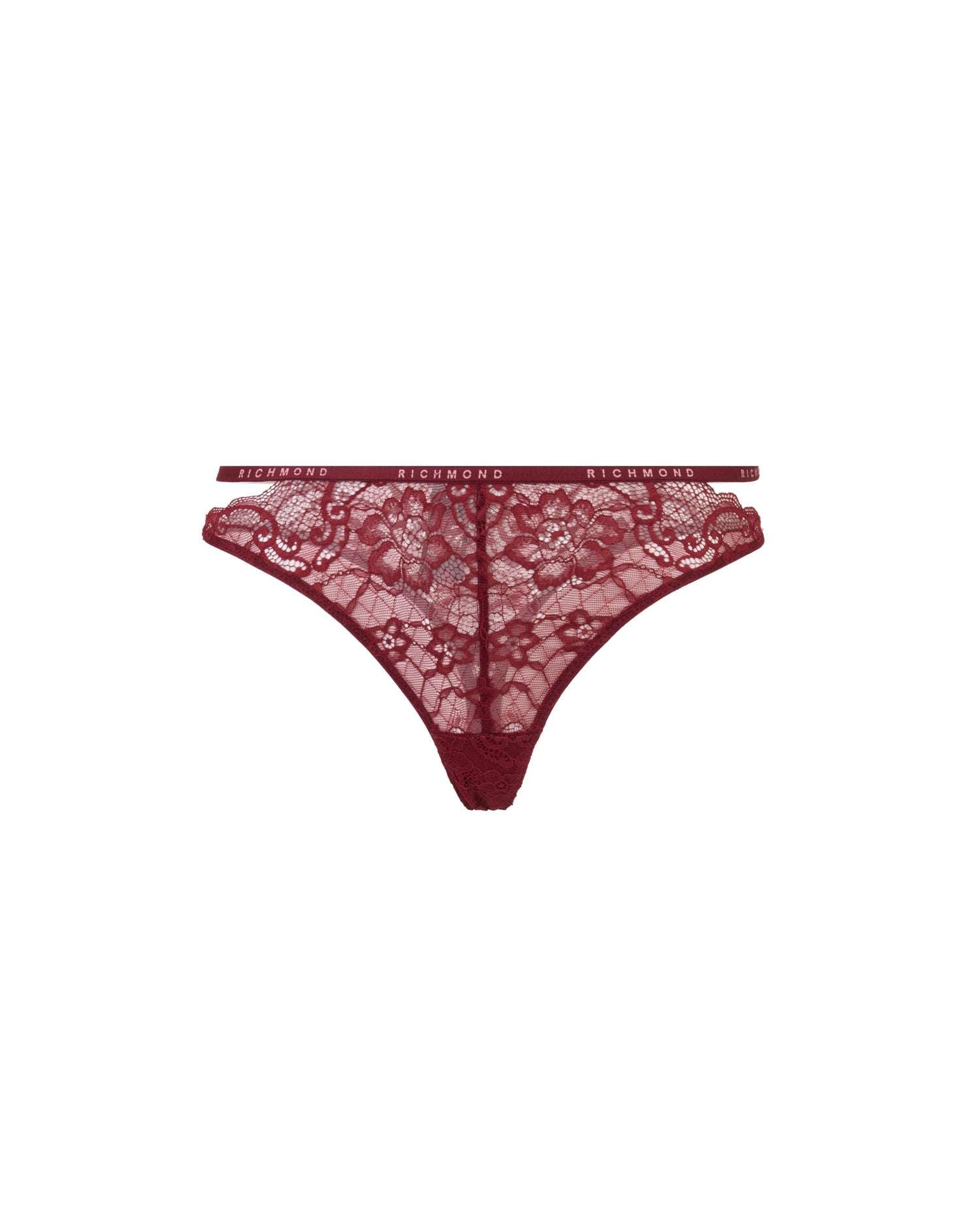 Tripack women's lace briefs with logo