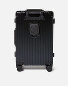 Trolley rigido nero con logo Richmond X