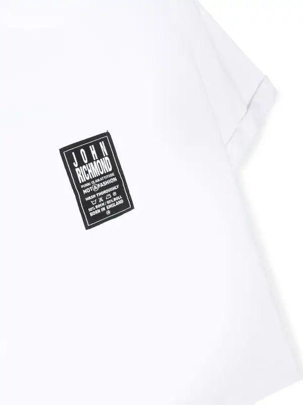 T-SHIRT WITH PRINTED LOGO ON THE FRONT AND CONTRASTING LETTERING ON THE BACK