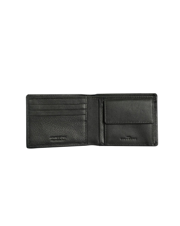 LEATHER WALLET WITH LOGO