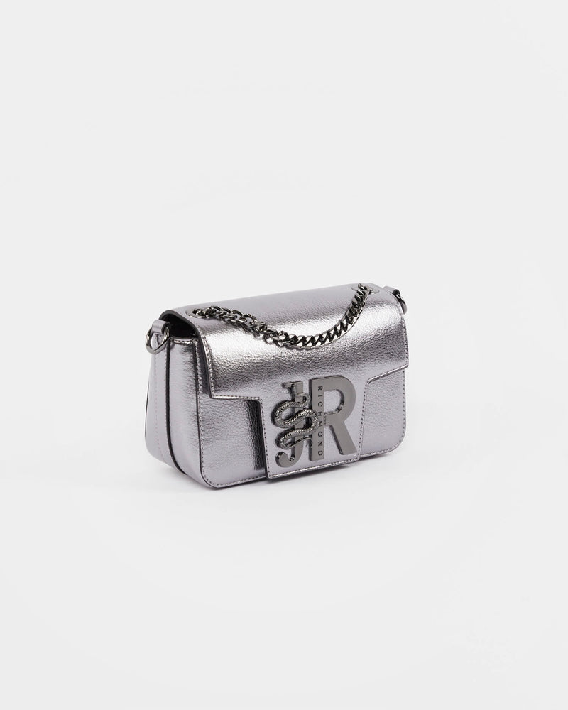 Hand bag with embossed logo