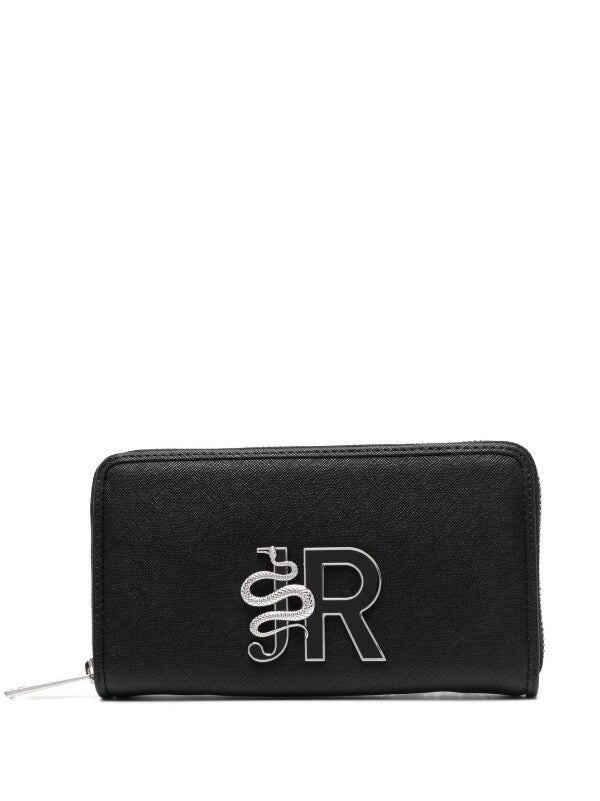 EMBOSSED WALLET WITH JR LOGO AND SNAKE