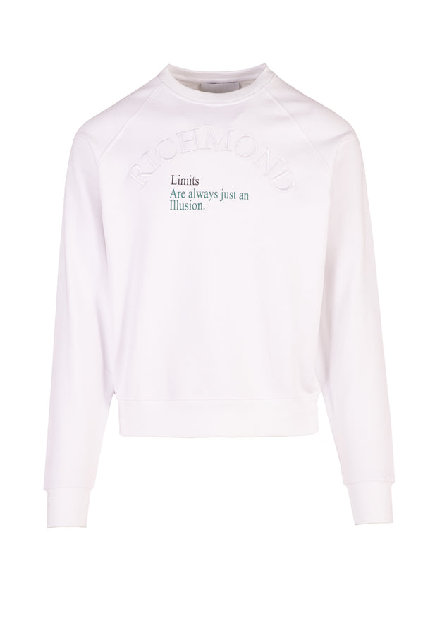 SWEATSHIRT WITH CONTRASTING LOGO AND LETTERING