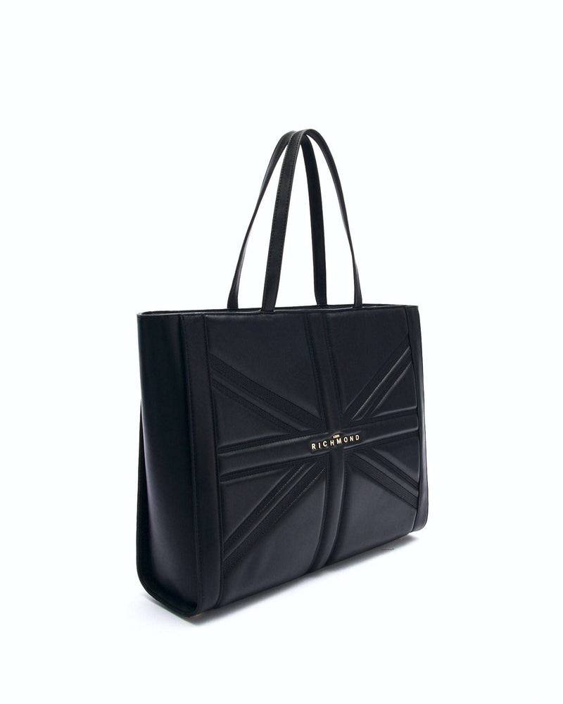 TOTE BAG WITH EMBOSSED PATTERN