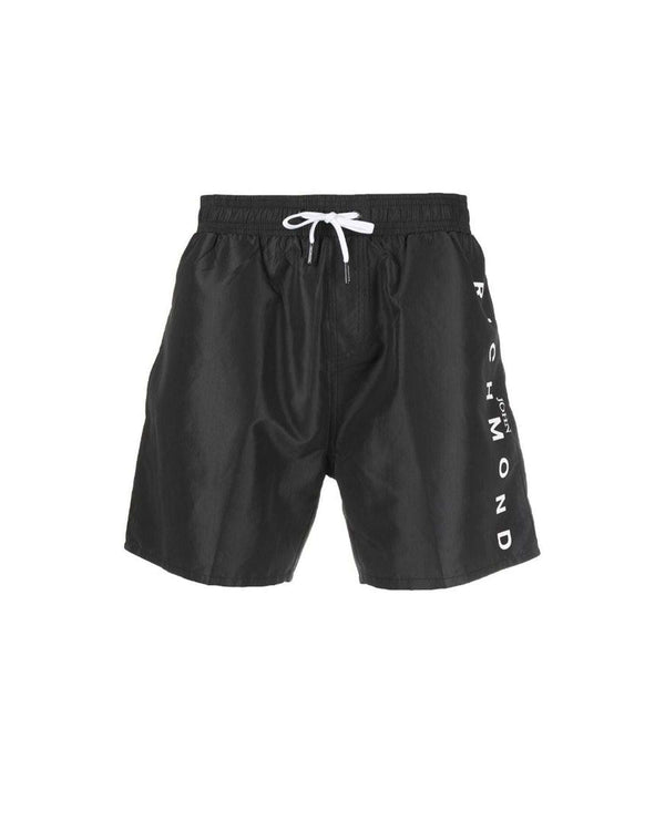 Boxer with side contrasting writing