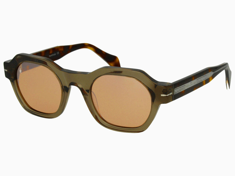 Sunglasses with hexagonal lens