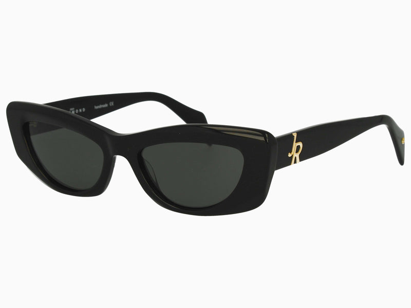Sunglasses with contastring logo